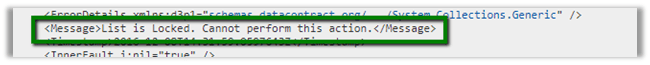 List is Locked. Cannot perform this action error while trying to remove marketing list member using RemoveMemberListRequest in Dynamics 365&nbsp;(CRM)