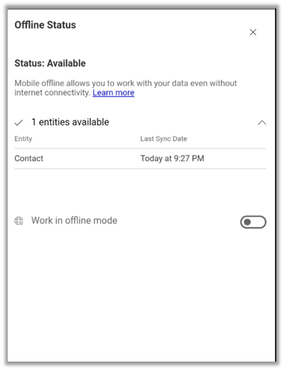 Notes on Dynamics 365 for Phones and Tablets app – Part 9 (Mobile&nbsp;Offline)