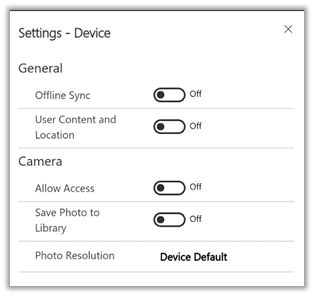 Notes on Dynamics 365 for Phones and Tablets app – Part 11 (Mobile&nbsp;Settings)