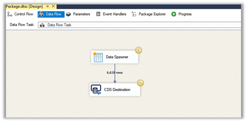 Using Data Spawner component (SSIS) to generate sample data in Dynamics&nbsp;365
