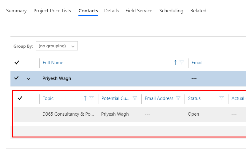 Nested Editable Grids in D365 CE v9&nbsp;UCI