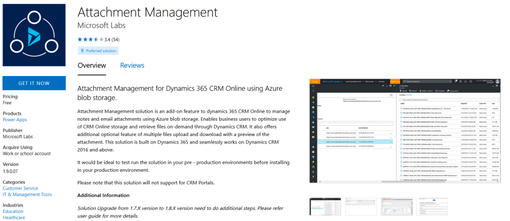 Dynamics 365 Attachments on Azure Blob Storage using the Attachment ...