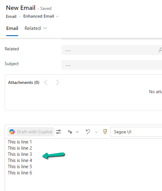 A screenshot of a email form

Description automatically generated