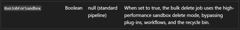 Testing the New RunJobForSandbox Option in Bulk Delete Jobs (Preview) – Dataverse / Dynamics&nbsp;365
