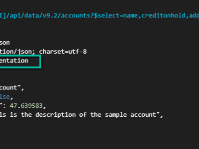 Dataverse Web API: Returning Record Data During Create Using Prefer: return=representation
